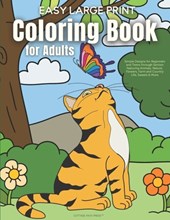 Easy Large Print Coloring Book for Adults