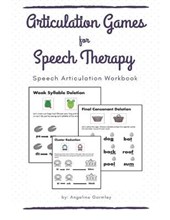 Articulation Games For Speech Therapy: Speech Articulation Workbook