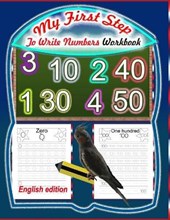My First Step To Write Numbers Workbook-English Edition