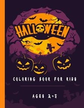 Halloween coloring book for kids ages 2-5
