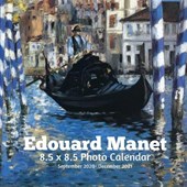 Edouard Manet 8.5 X 8.5 Calendar September 2020 -December 2021: Impressionist - Art Calendar - Monthly Calendar with U.S./UK/ Canadian/Christian/Jewis