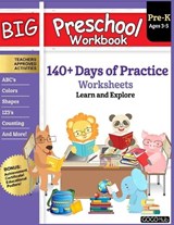 Big Preschool Workbook: Ages 3 - 5, 140+ Days of PreK Learning Materials, Fun Homeschool Curriculum Activities Help Pre K Kids Prep With Letter Tracin - Gogo Hub - 9798692119841