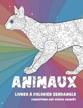 Livres a colorier Zendangle - Conceptions anti-stress Animaux - Animaux