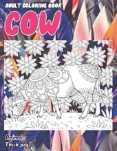 Adult Coloring Book Thick pages - Animals - Cow