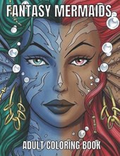 Fantasy Mermaids Adult Coloring Book