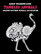 Adult Coloring Book Tangled Animals - Amazing Patterns Mandala and Relaxing