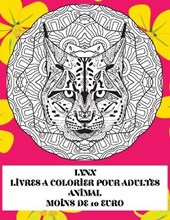 Livres a colorier pour adultes - Moins de 10 euro - Animal - Lynx
