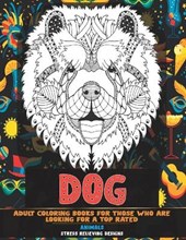 Adult Coloring Books for those who are looking for a Top Rated - Animals - Stress Relieving Designs - Dog