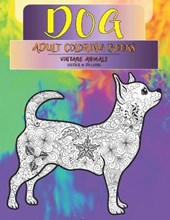 Adult Coloring Books Vintage Animals - Under 10 Dollars - Dog