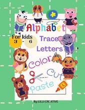 Alphabet Trace Letters Color Cut Paste