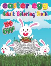 Easter egg adult coloring book