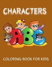 Characters Coloring Book For Kids