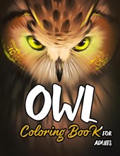 Owl coloring book for adults