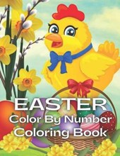 Easter Color By Number Coloring Book