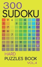 300 Sudoku Hard Puzzles Book Vol.4: Sudoku hard book, puzzles for adults 300 puzzles