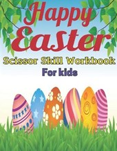 Happy Easter scissor skill workbook for kids