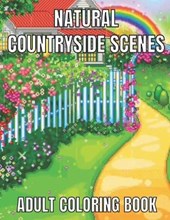 Natural countryside scenes adult coloring book