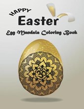 Happy Easter Egg Mandala Coloring Book