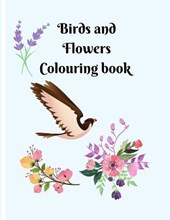 Colouring bird and flower book