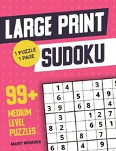 Large Print Sudoku 99+ Medium Level Puzzles