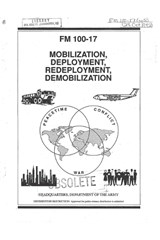 FM 100-17 Mobilization, Deployment, Redeployment, Demobilization - ARMY,  Department Of the ; Boudreaux, Luc - 9798832881317