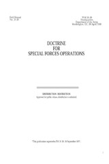 FM 31-20 Doctrine for Special Forces Operations - ARMY,  Department Of the ; Boudreaux, Luc - 9798844348501