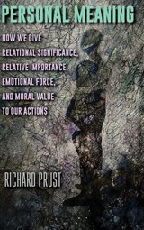 Personal Meaning - Richard (St. Andrews University) Prust - 9798855806021