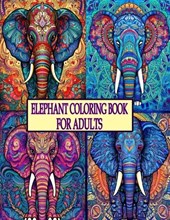 Elephant Coloring Book for Adults