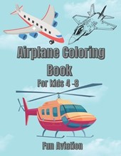 Airplane Coloring Book for kids 4-8