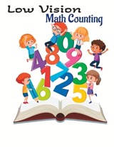 Low Vision Math Counting Activity Book - Elizabeth Sanders - 9798859217526