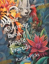 Adult Coloring Book - Jungle Fractals