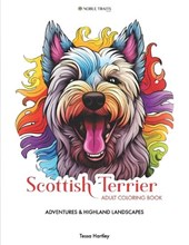 Scottish Terrier - Adult Coloring Book