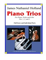 Piano Trios - James Nathaniel Holland - 9798860007611