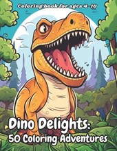 Dino Delights 50 Coloring Adventures