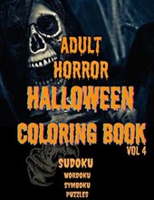 Adult Horror Halloween Coloring Book Vol 4