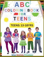 ABC Coloring Book for Teenagers