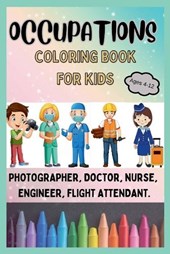 Occupations Coloring Book for Kids Ages 4-12