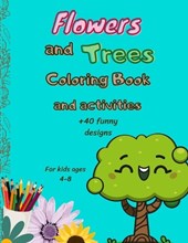 Flowers and Trees Coloring Book and Activities