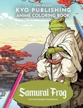 Anime Coloring book Samurai Frog