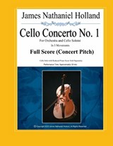 Cello Concerto No. 1 - James Nathaniel Holland - 9798868462511