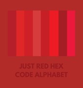 Just Red Hex Code Alphabet