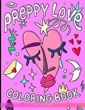 Preppy Love Bold & Easy Coloring Book