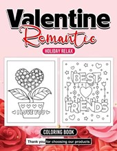 Valentine Romantic Coloring Book Language Love