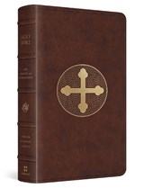 ESV Bible with Creeds and Confessions (Trutone, Brown, Cross Trefoil Design) - Chad Van Dixhoorn - 9798874900137
