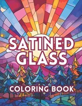 Relaxing Stained Glass Landscapes Coloring Book for Adults