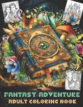 Fantasy Adventure Coloring Book for Adults
