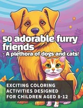 50 Dogs and Cats coloring book