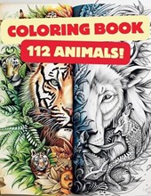 112 Amazing Animals Coloring Book Await Your Artistic Touch