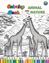 Animal and Nature, Coloring Book