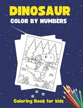 Dinosaur Color By Numbers Coloring book for kids
